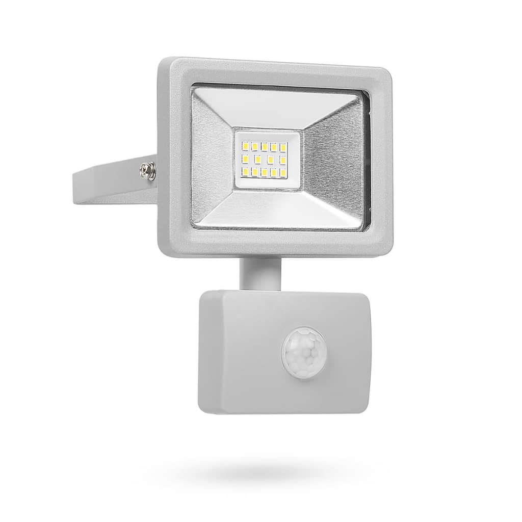 Smartwares LED-beveiligingslamp met sensor 10 W grijs SL1-DOB10