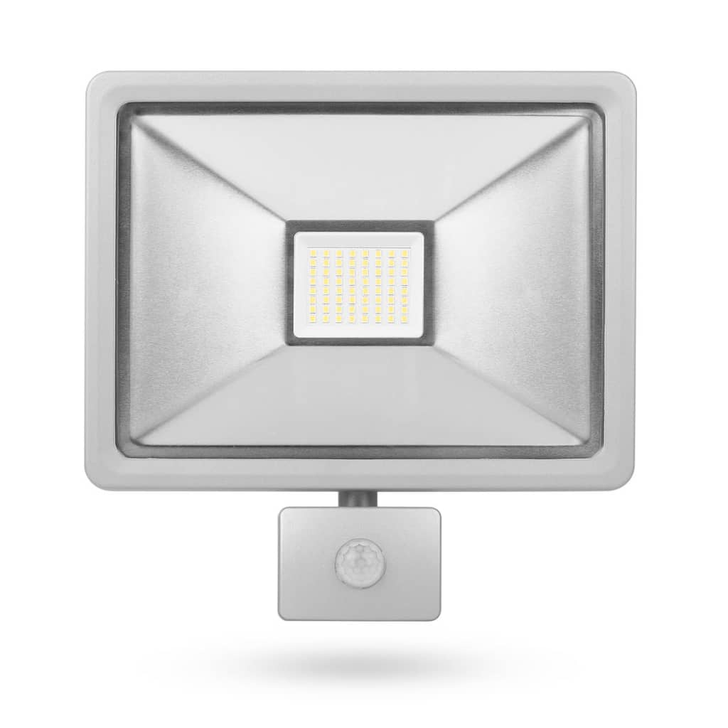 Smartwares LED-beveiligingslamp met sensor 50 W grijs SL1-DOB50