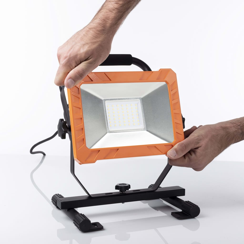 Afbeelding Smartwares Werklamp LED 24,5x18x36 cm oranje door Vidaxl.nl