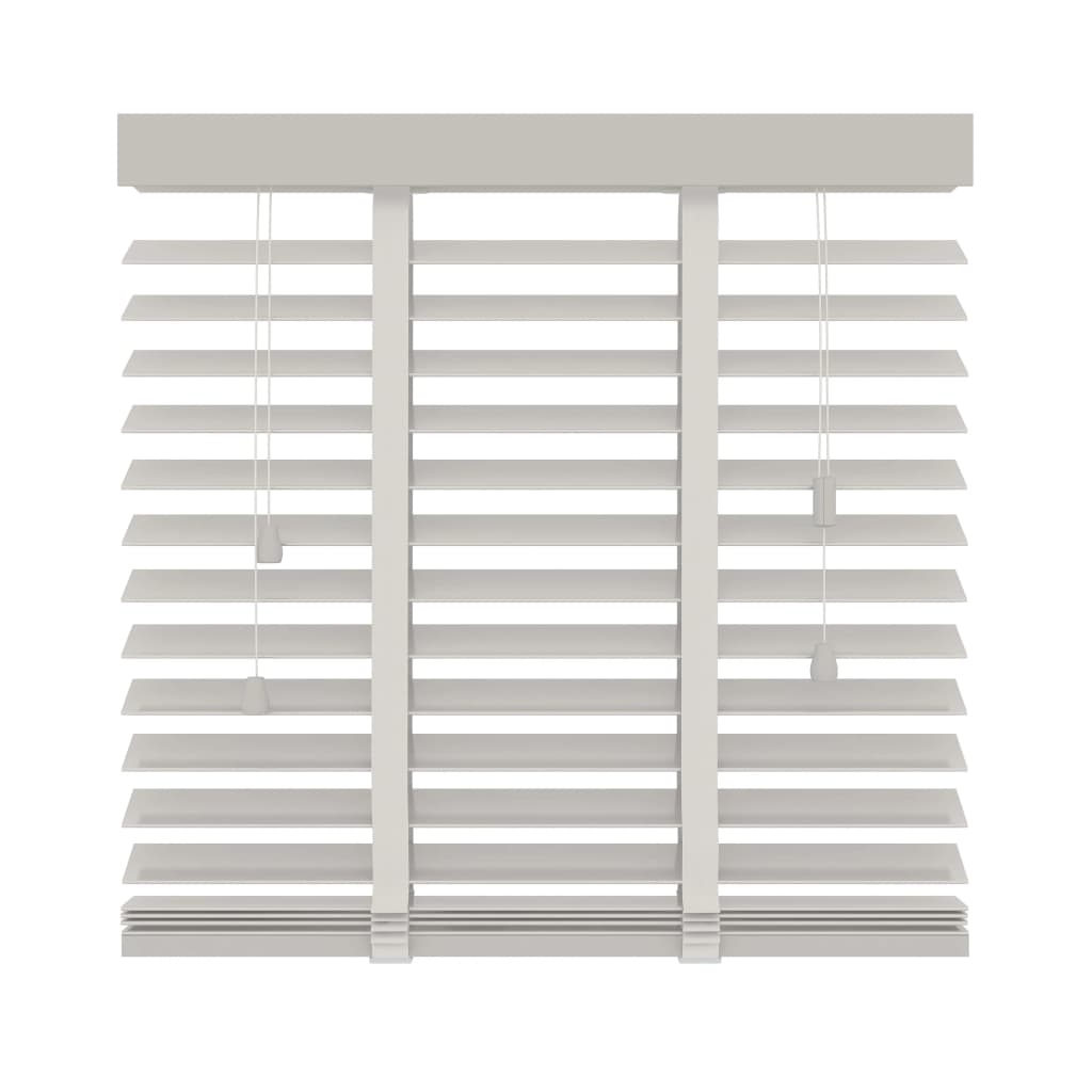 Decosol Horizontal Blinds Wood 50 mm 60x130 cm White