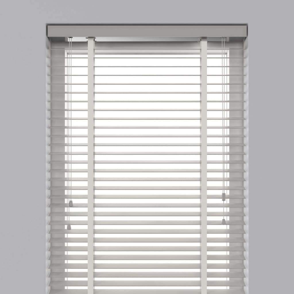 Decosol Horizontaljalousien Holz 50 mm 80x 130 cm Weiß