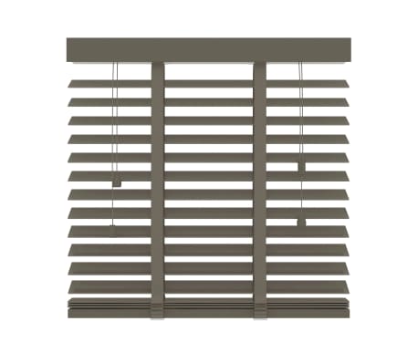 Decosol Horizontal Blinds Wood 50 mm 60x180 cm Taupe