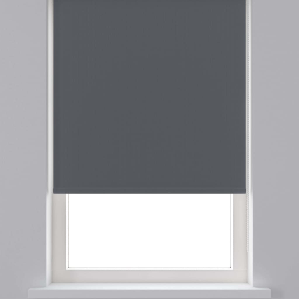 Decosol Rolgordijn blackout 60x190 cm antraciet