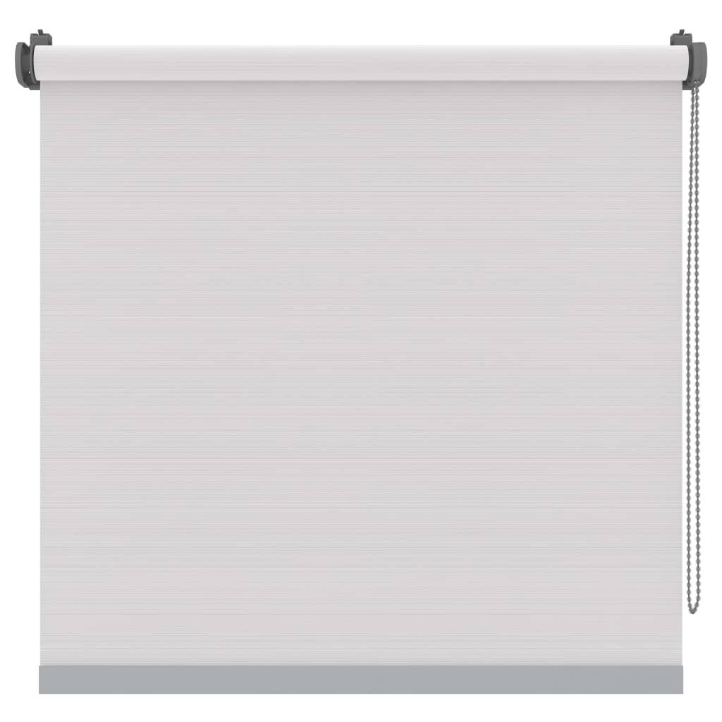 Decosol Mini rolgordijn Deluxe doorschijnend 37x160cm streep effen wit