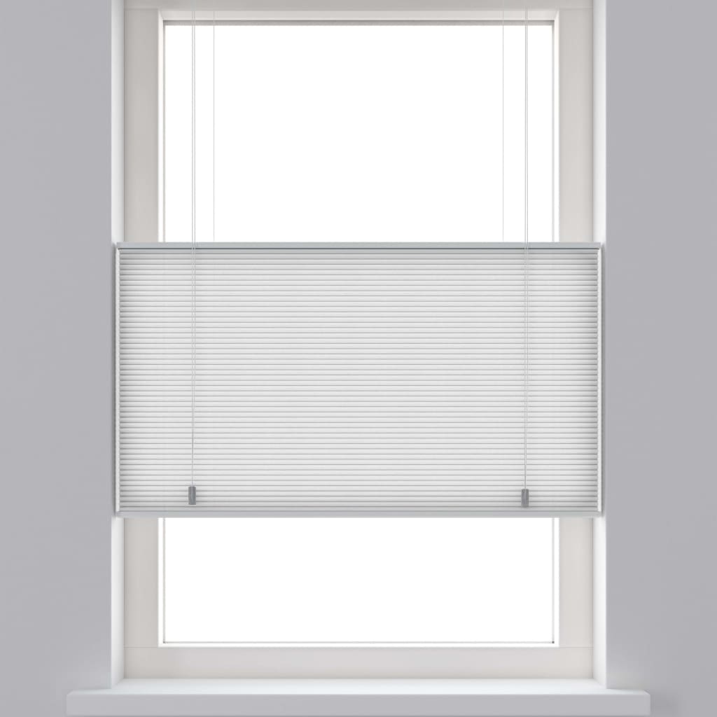 Decosol Persiana con forma de panal translúcida blanca 160x180 cm