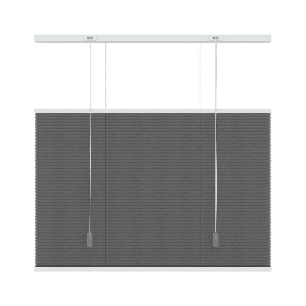 VidaXL - Decosol Plisségordijn lichtdoorlatend honingraat antraciet 120 x 180cm