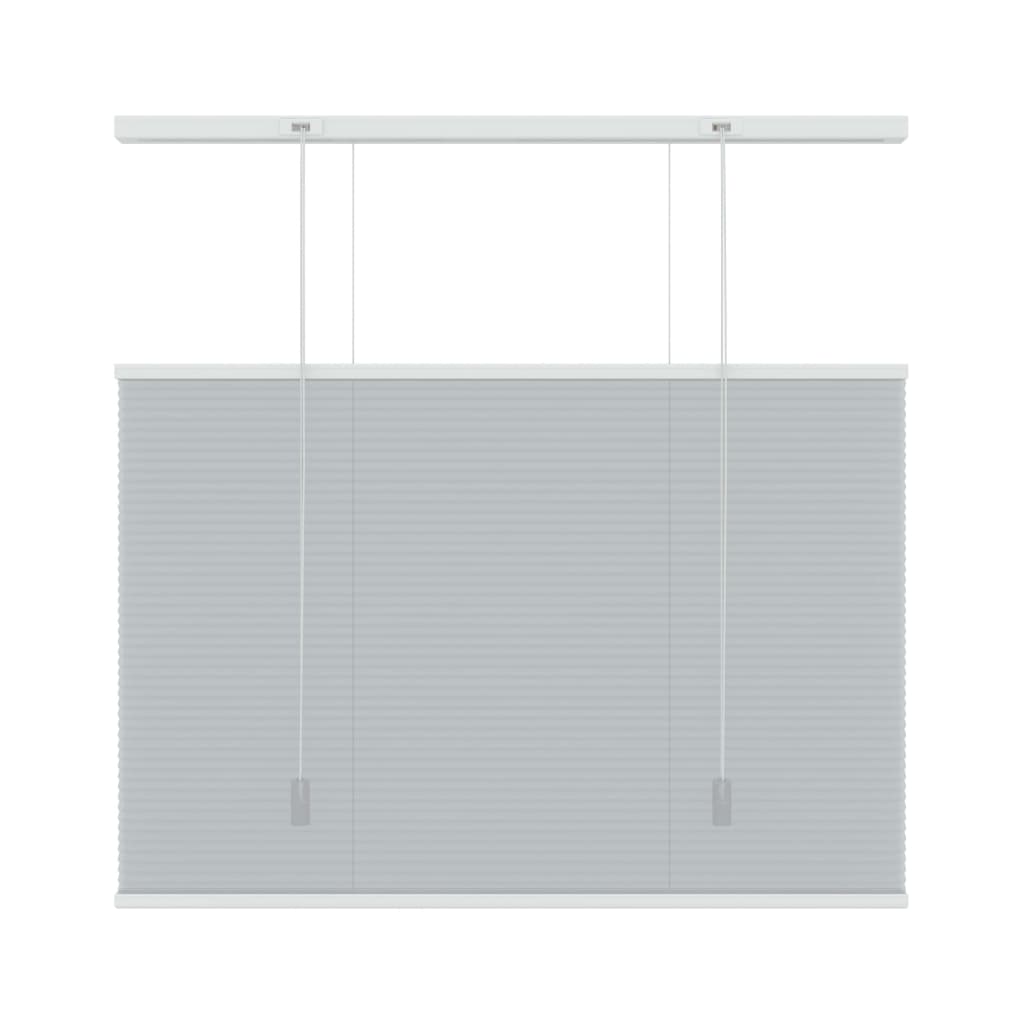 VidaXL - Decosol Plisségordijn lichtdoorlatend honingraat licht grijs 60 x 180cm VidaXL - Decosol Plisségordijn lichtdoorlatend honingraat licht grijs 60 x 180cm