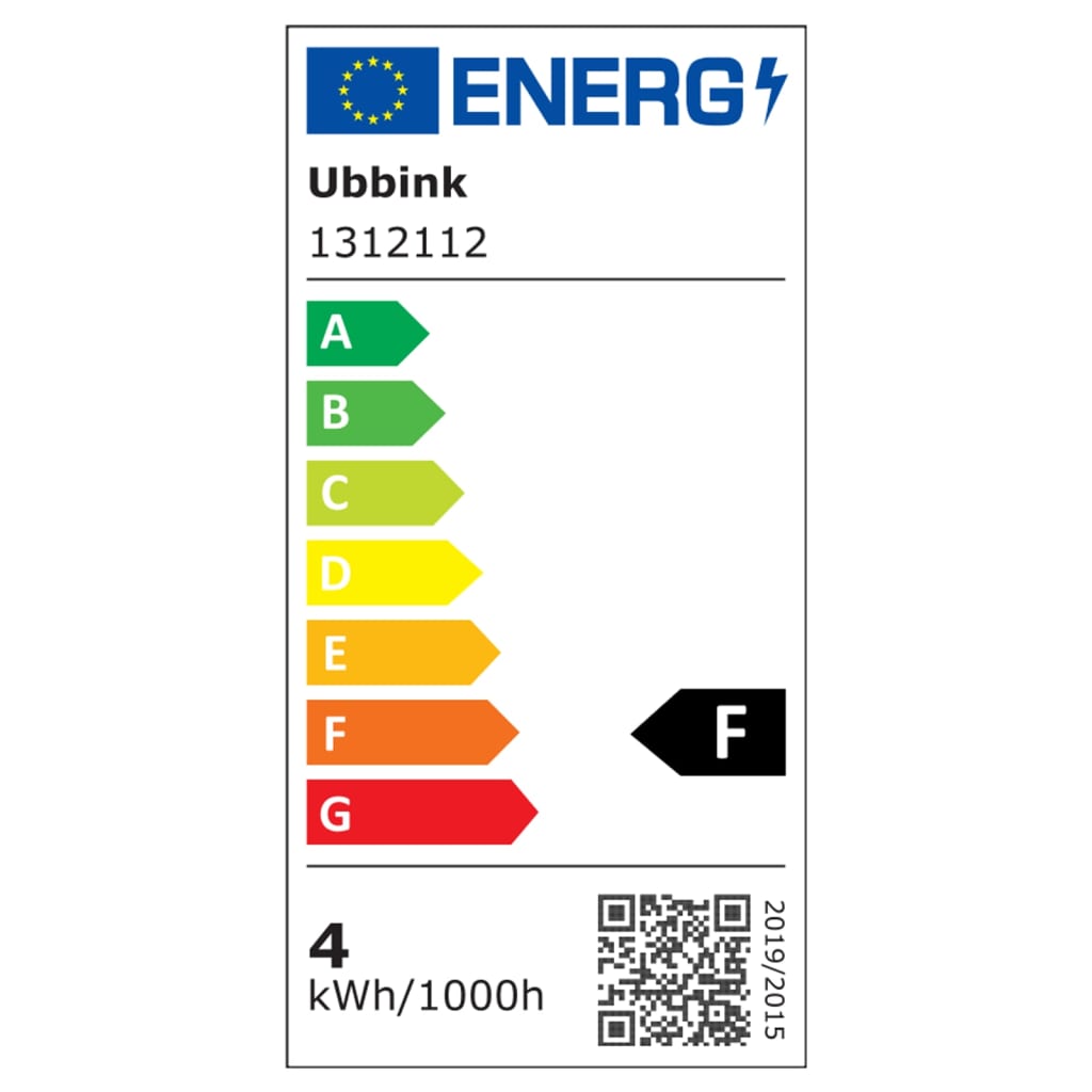 Ubbink Nevada rozsdamentes acél vízesés szett LED világítással 60 cm 