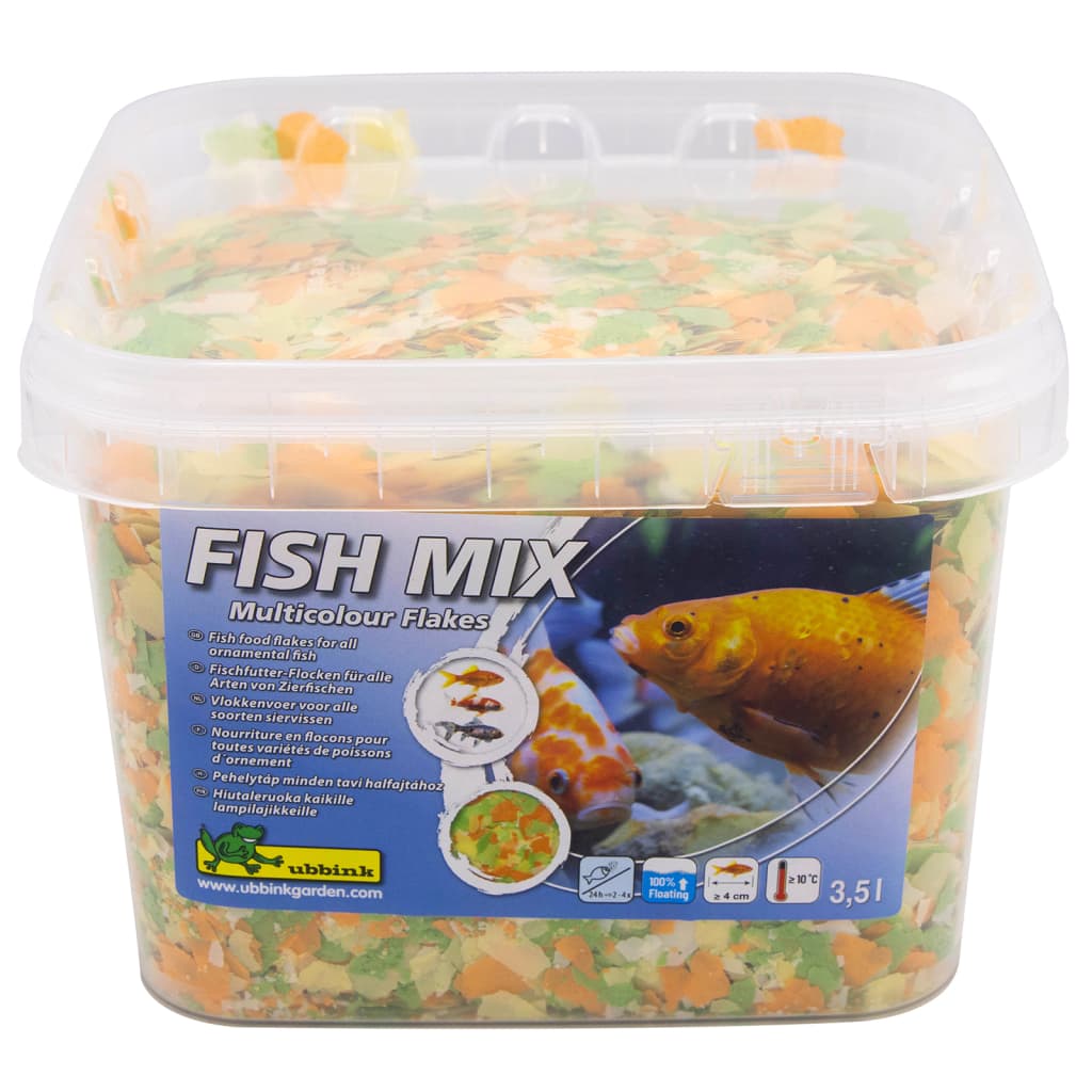 Ubbink Visvoer Fish Mix Multicolour Flakes 5-20 mm 3,5 L afbeelding