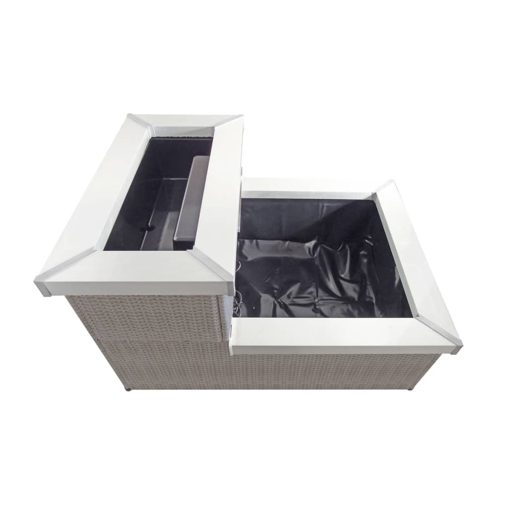 409264 Ubbink Acqua Arte Water Feature ”Aveiro” Grey 1387086