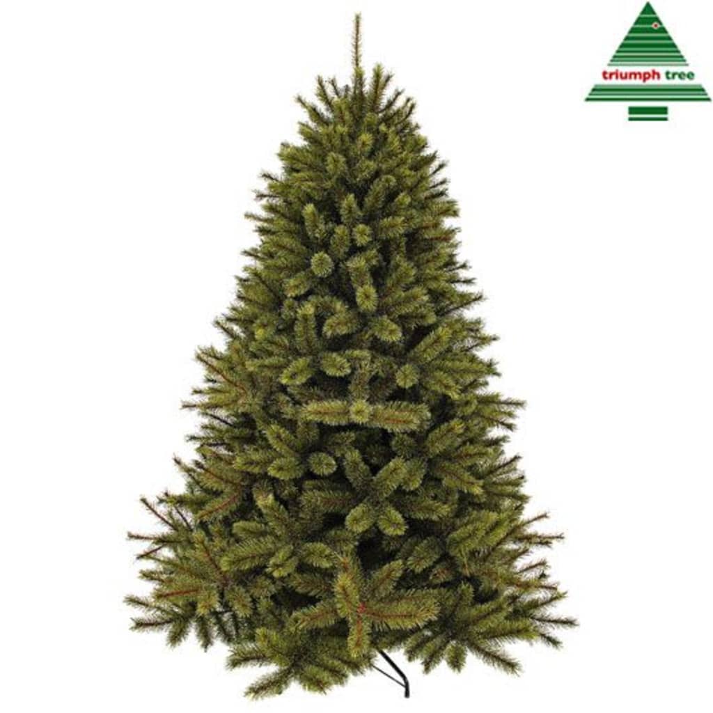Triumph Tree Kunstkerstboom Groen Forest Frosted Pine D168 H260 triumph tree kopen in de aanbieding