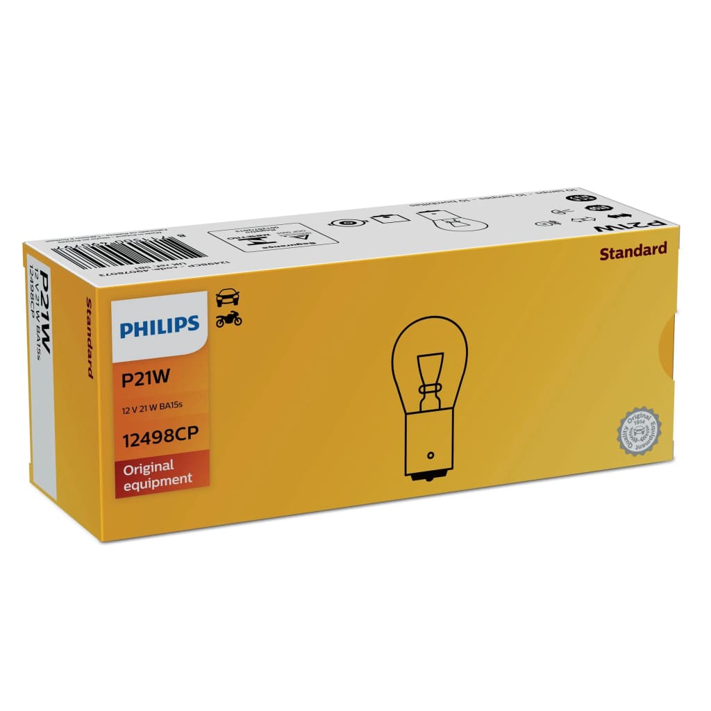 Afbeelding Philips Autolamp P21 21 Watt 2 Stuks door Vidaxl.nl