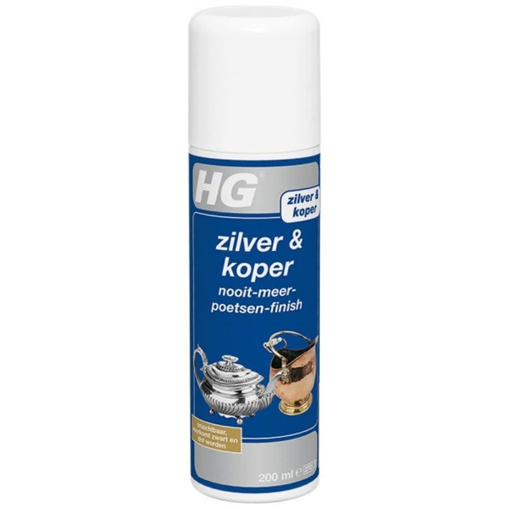 HG Zilver & Koper Nooit Meer Poetsen Finish 200ml