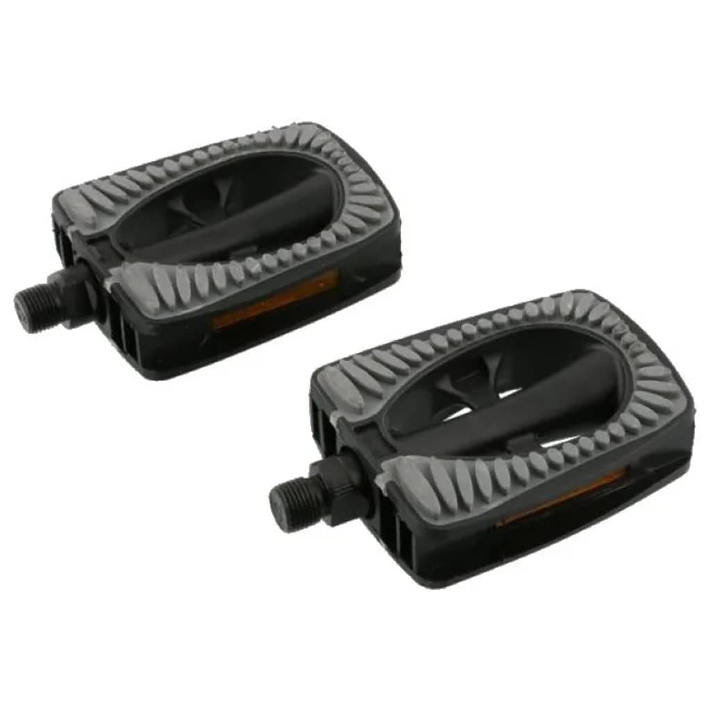 Simson pedalen set Metropool Comfort 9/16 inch grijs/zwart