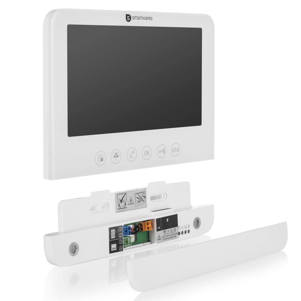 

Smartwares Video-intercomsysteem 1 appartement 18,5x15,2x1,5 cm wit