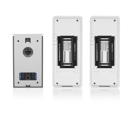 Smartwares Porttelefon med video för 2 lägenheter 20,5x8,6x2,1 cm vit