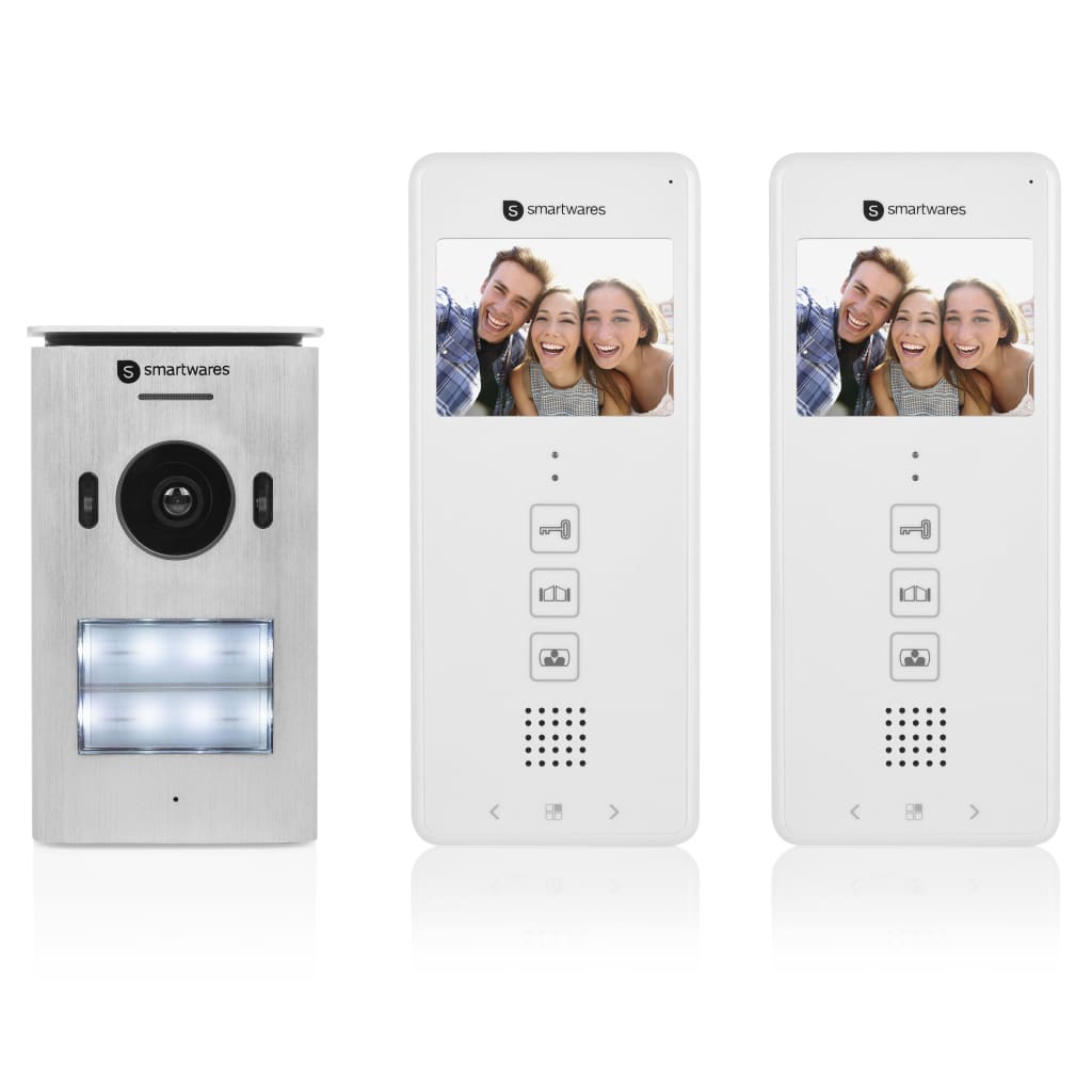 Afbeelding Smartwares DIC-22122 Video Intercom Systeem Voor 2 Appartementen door Vidaxl.nl
