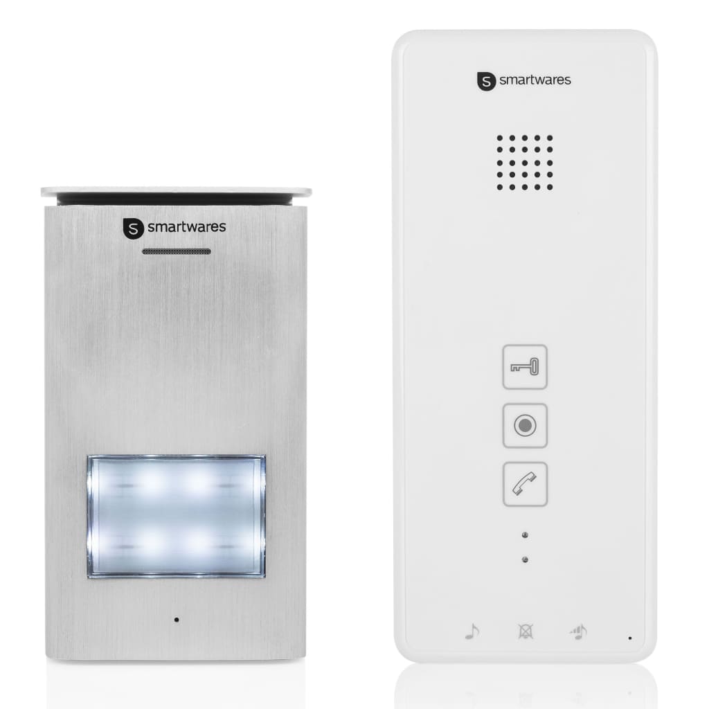 

Smartwares Audio-intercomsysteem 1 appartement 20,5x8,6x2,1 cm wit