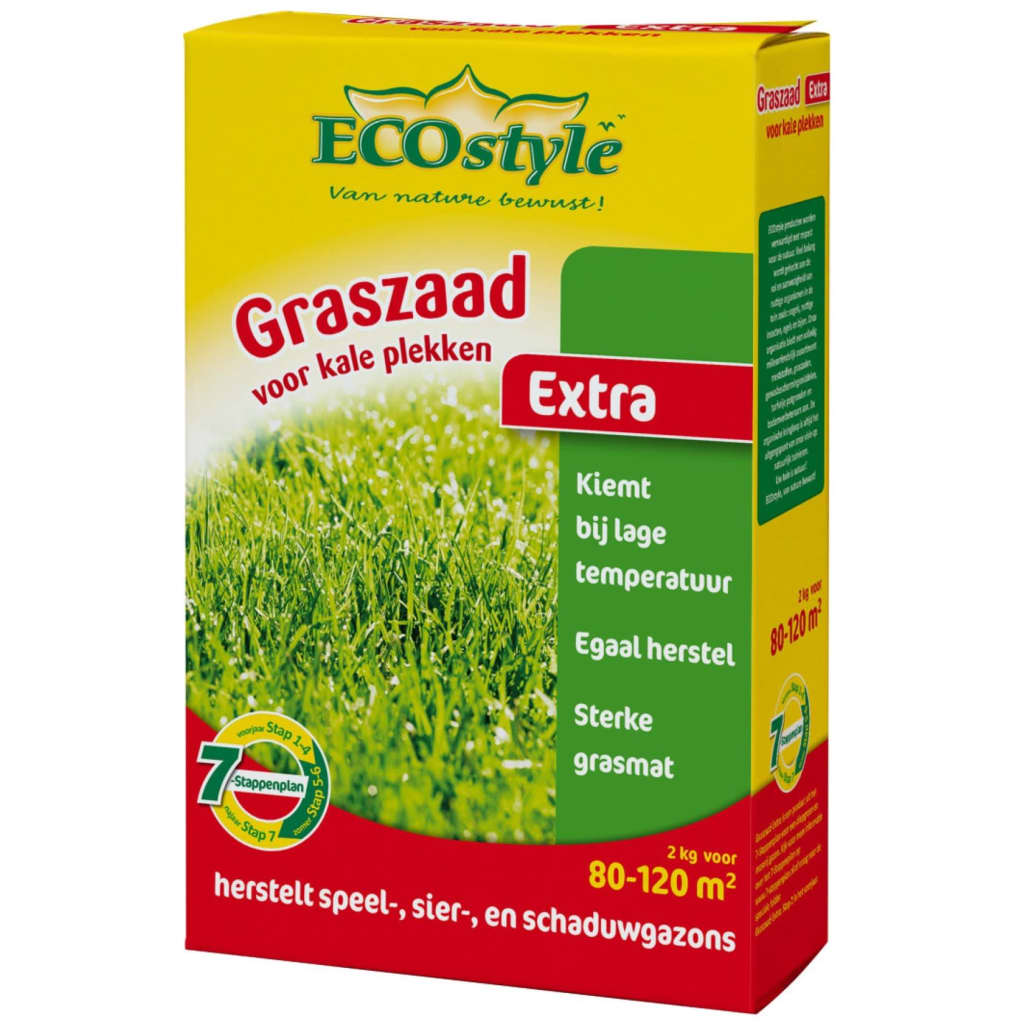 Afbeelding Ecostyle Graszaad-Extra 120 m2 - Graszaden - 2 kg door Vidaxl.nl