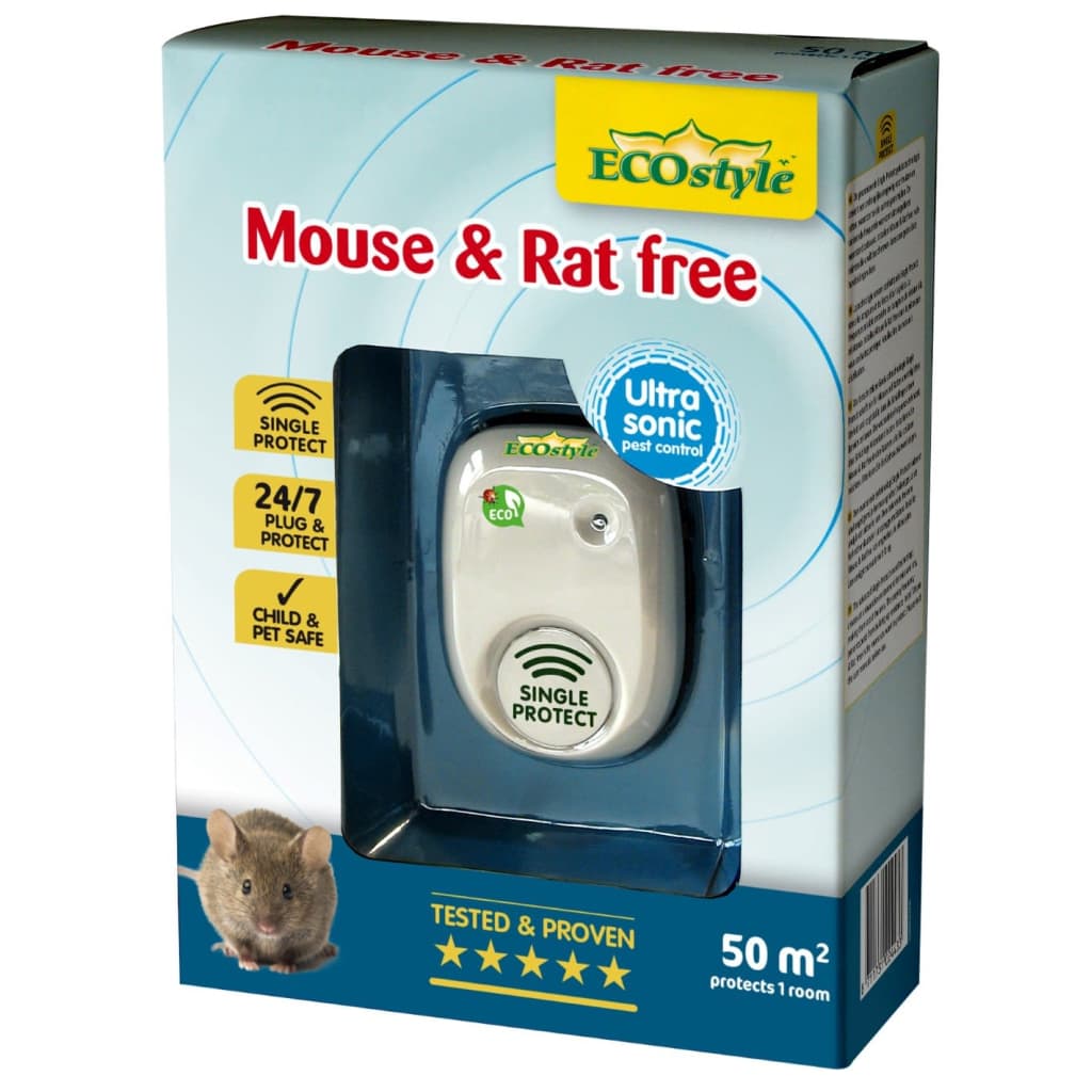 Afbeelding Ecostyle Mouse & Rat Free - Ongediertebestrijding - 50 m2 door Vidaxl.nl