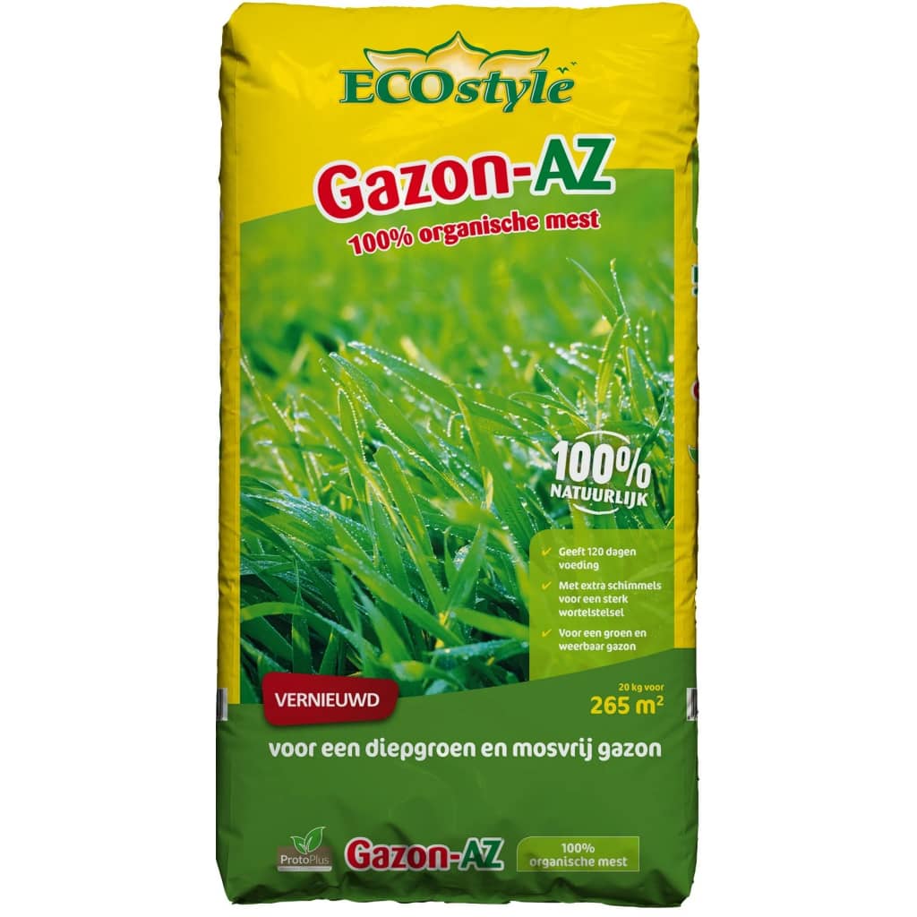 Afbeelding Ecostyle Organische Meststof Gazon-AZ 20 Kg door Vidaxl.nl