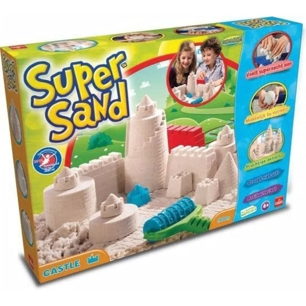 Goliath Super Sand Castle speelzand 900 gram 11-delig