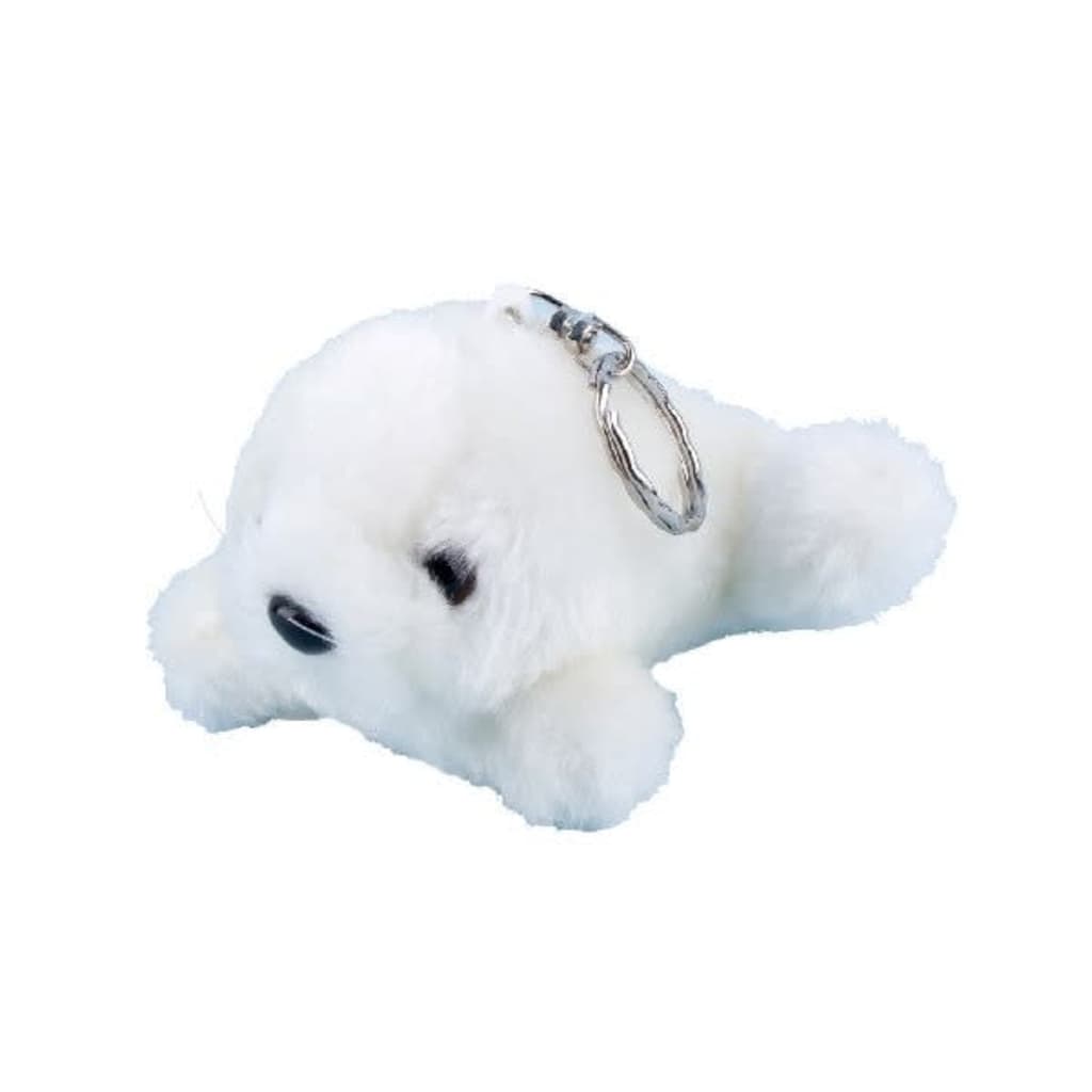 Amigo sleutelhanger zeehond wit 13 cm