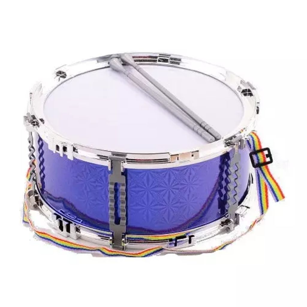 Afbeelding Johntoy drum met sticks blauw 30 cm door Vidaxl.nl
