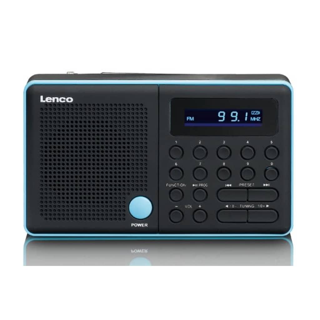 Lenco MPR-034 blauw draagbare radio
