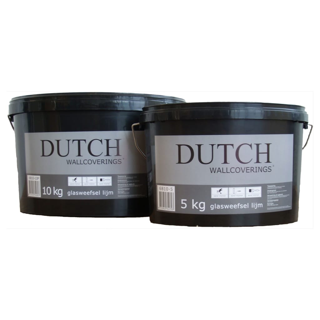 DUTCH WALLCOVERINGS Fibreglass Wallpaper Glue 10 kg