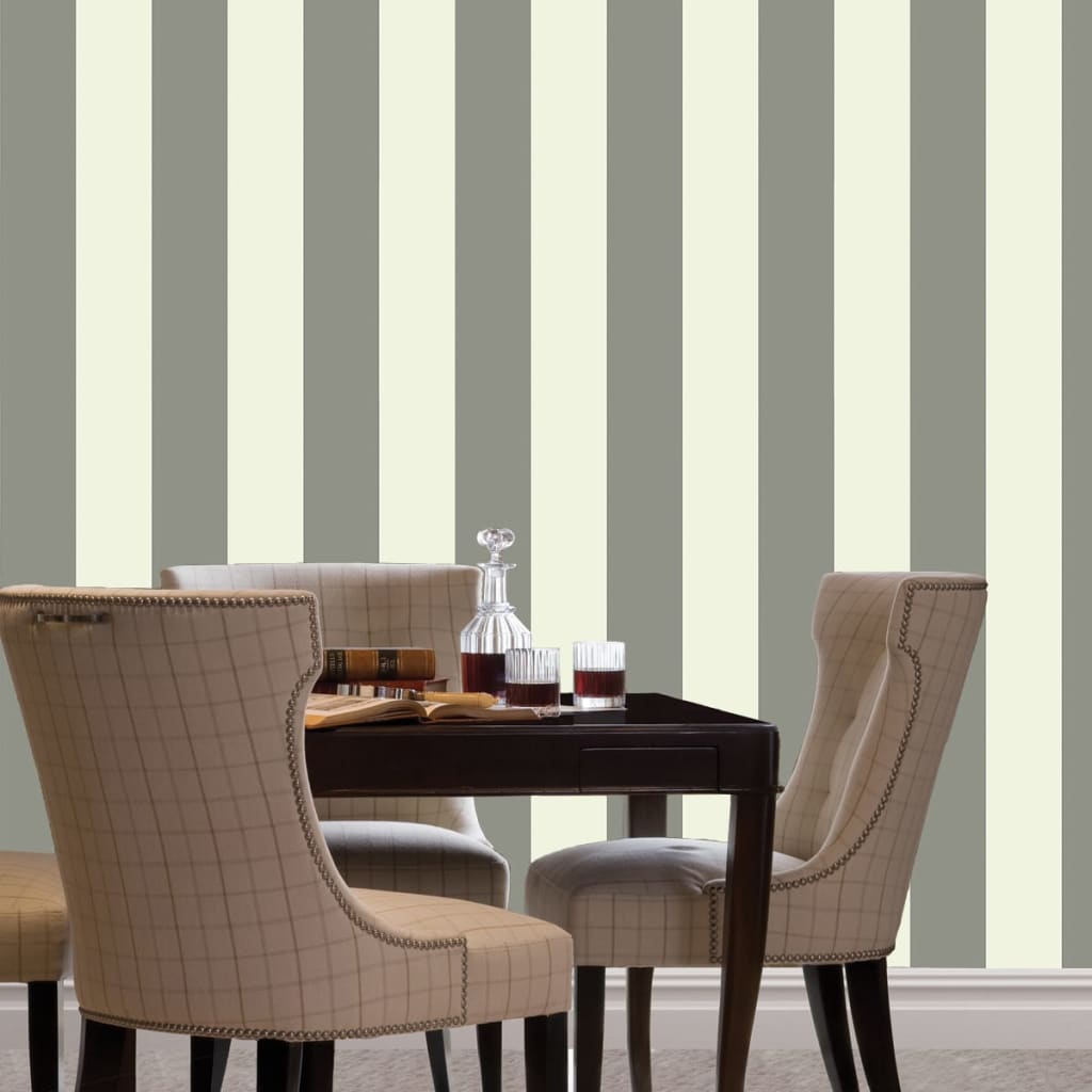 VidaXL - DUTCH WALLCOVERINGS Behang strepen beige en bruin 7358-1