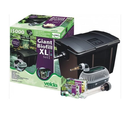 Velda Set 15000 Filtro a camera multipla Giant Biofill XL per Laghetto