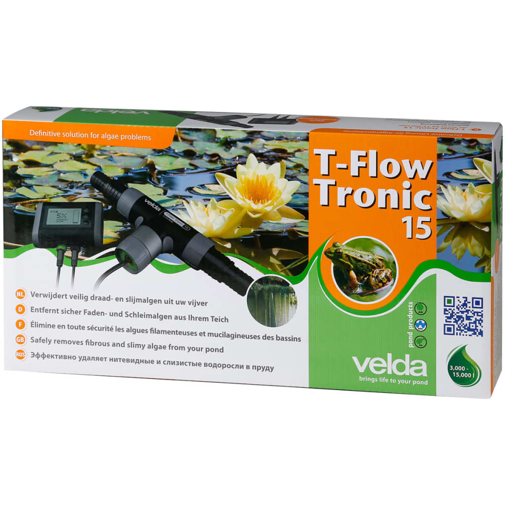 VidaXL - Velda T-Flow Tronic 15 voor 15000 L