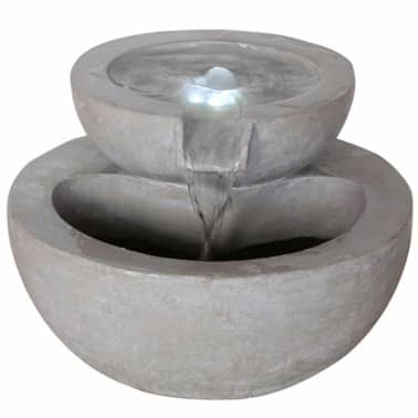 Velda Stenen fontein met 2 schalen en LED-verlichting 850906 online ... Velda Stenen fontein met 2 schalen en LED-verlichting 850906 online ...