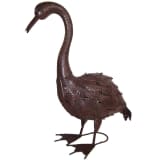 Velda Ente Teichfigur Metall Braun 851097