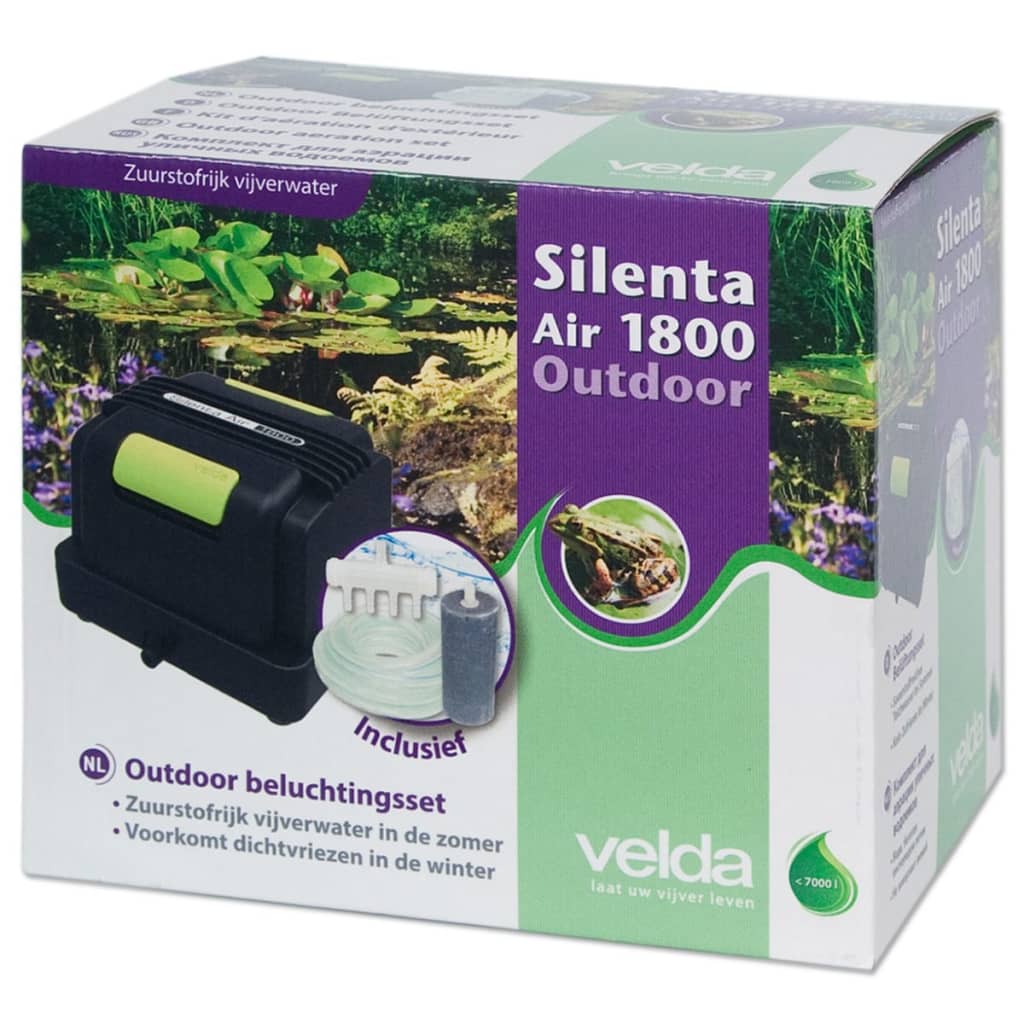 VidaXL - Velda Velde Beluchtingsset Silenta Air 1800 25 W 125161