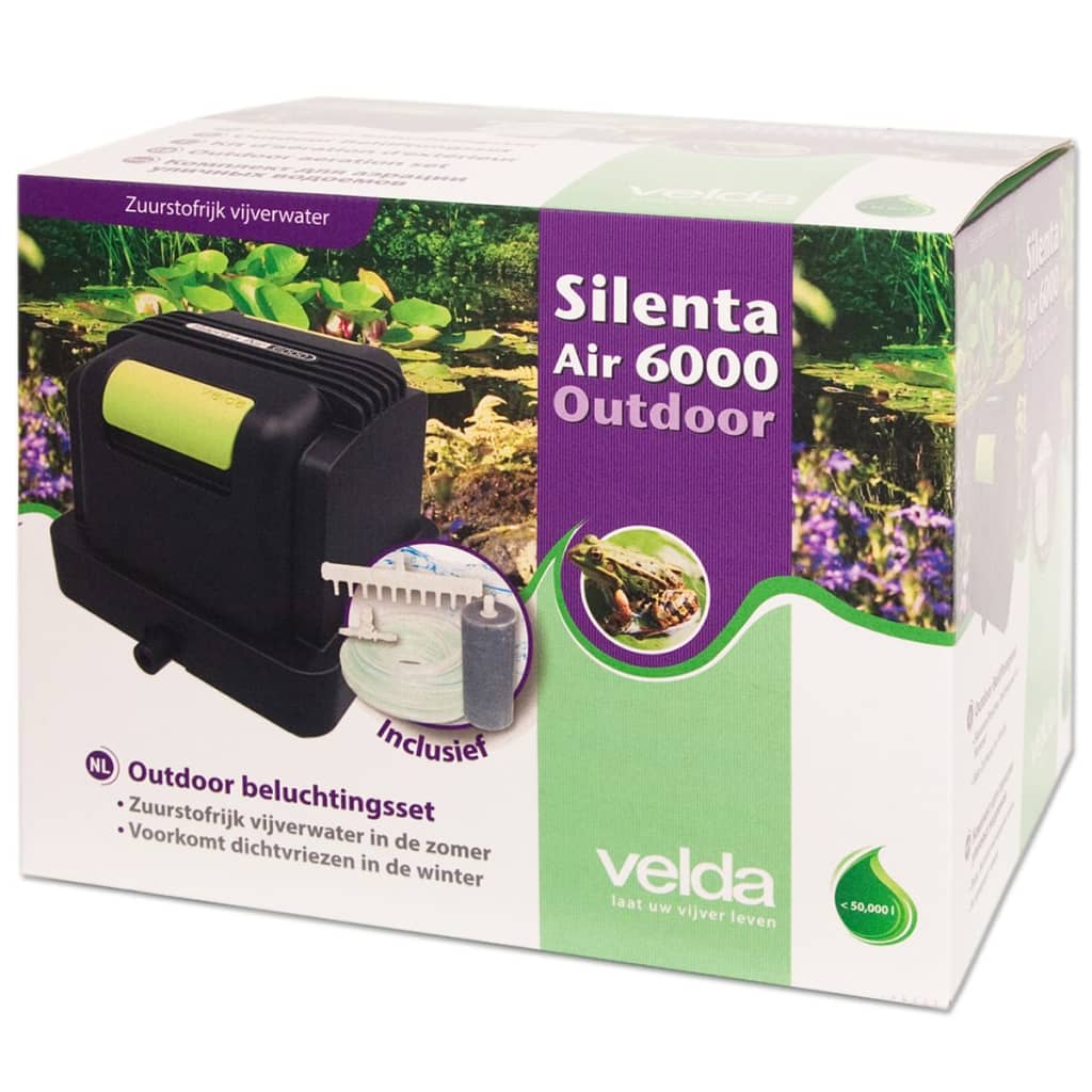 VidaXL - Velda Velde Beluchtingsset Silenta Air 6000 60 W 125164