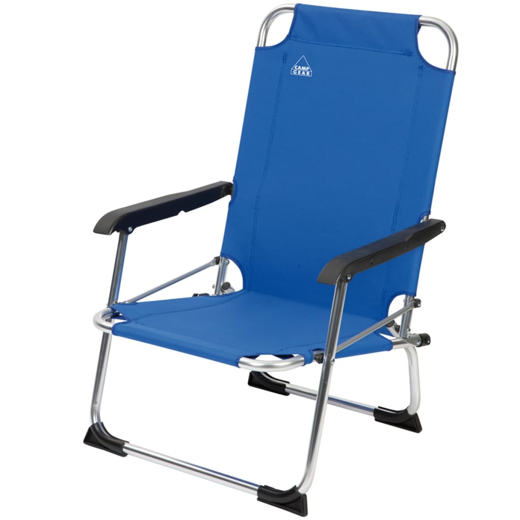 VidaXL - Camp Gear strandstoel blauw 1204766