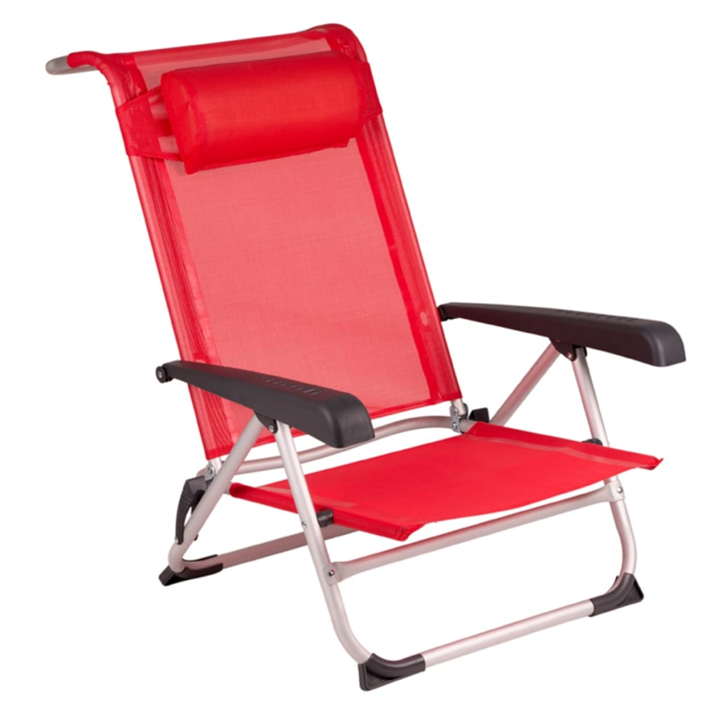 Red Mountain Strandstoel aluminium rood 1204793