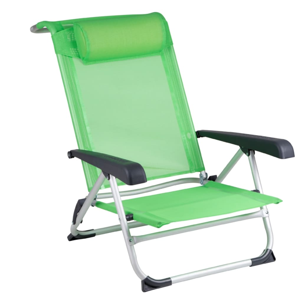 Bo-Camp strandstol i aluminium 1204794 grøn