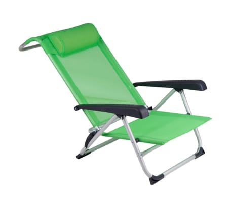 Bo-Camp Strandstoel aluminium groen 1204794