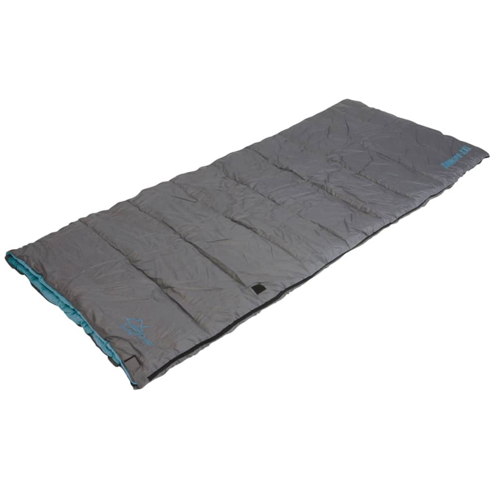 VidaXL - Camp Gear Slaapzak Comfort Deluxe 220x90 cm grijs en blauw 3605766