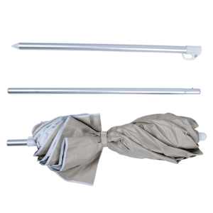 Bo-Camp Tr&auml;dg&aring;rdsparasoll 160 cm sand