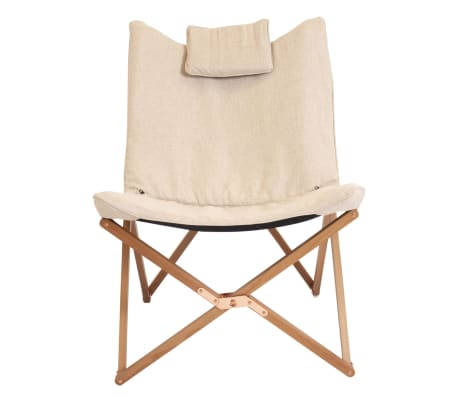 Bo-Camp Chaise de détente Bloomsbury M Beige