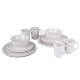 Bo-Garden 16 Piece Dish Set Melamine Natural 6181115