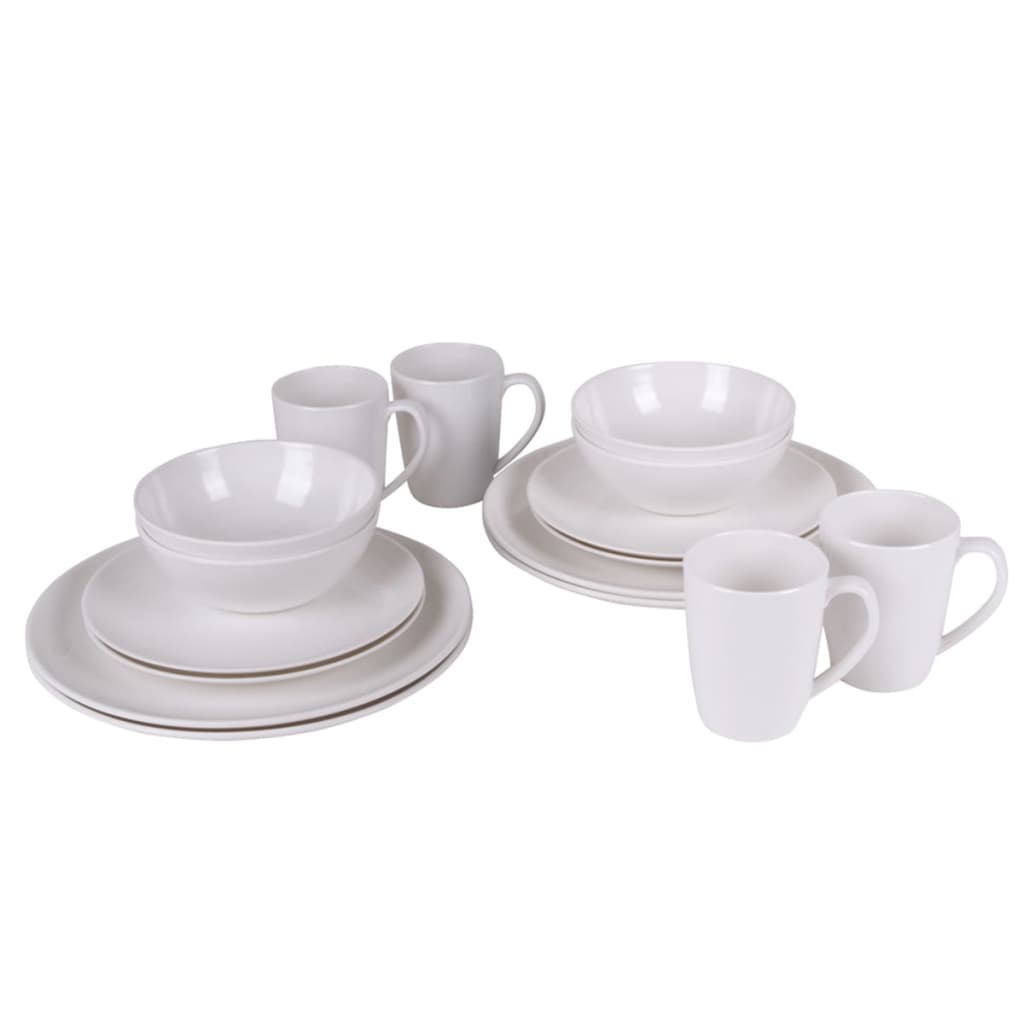 VidaXL - Bo-Garden Serviesset melamine naturel 16-delig 6181115