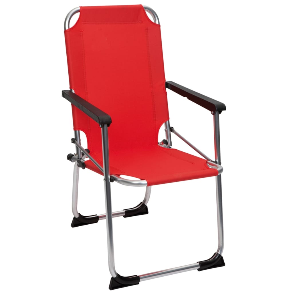 Camp Gear Opvouwbare campingstoel voor kinderen rood aluminium 1211929