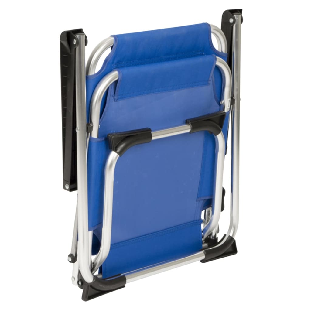 VidaXL - Camp Gear Vouwstoel voor kinderen blauw aluminium 1211932