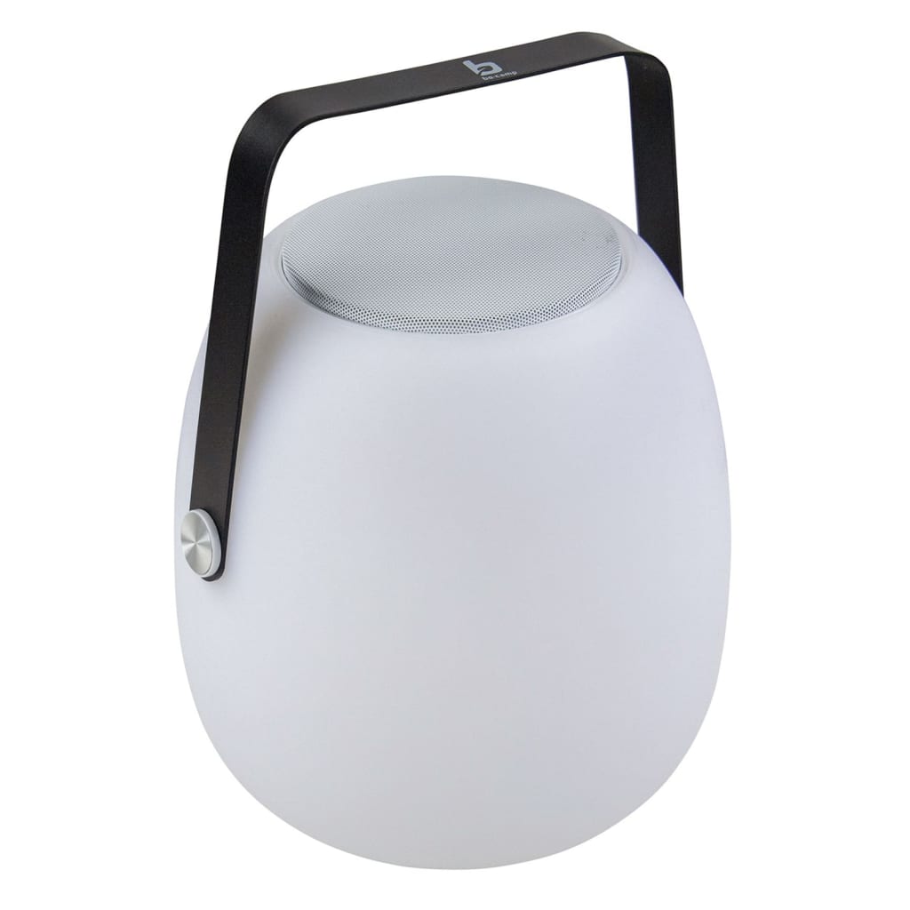 Bo-Camp Tafellamp met Bluetooth speaker Wade LED wit en zwart