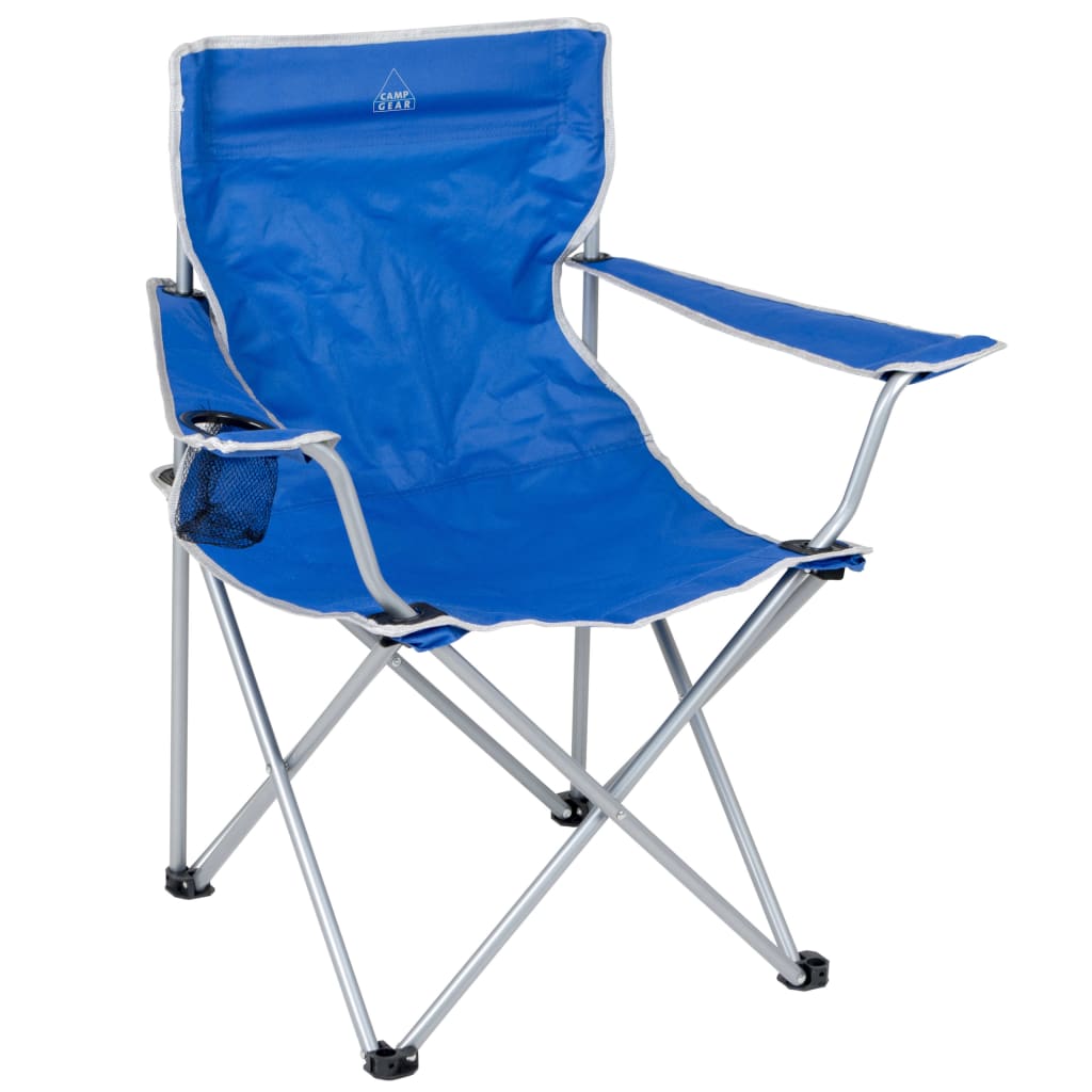 Camp Gear Camping vouwstoel blauw aluminium 1267188